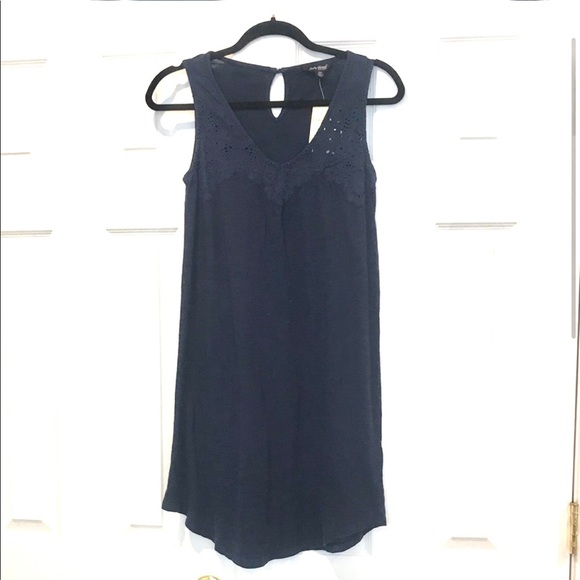 Lucky Brand Dresses & Skirts - NWT Lucky Brand Navy Cotton Dress Sz XS